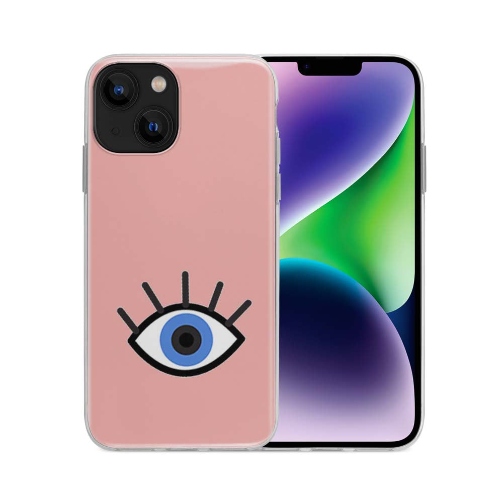 Buy Pink Eye Soft Silicon Mobile Back Cover Online