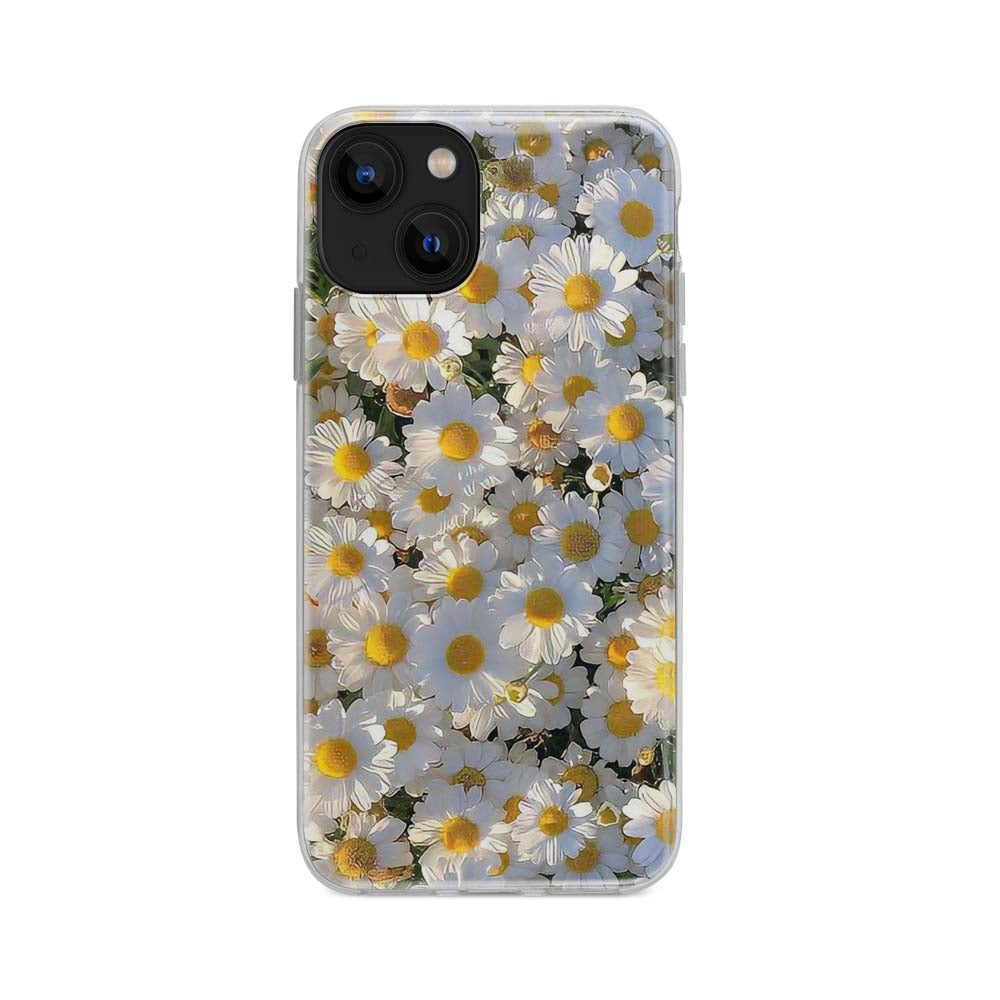 Buy White Flower Soft Silicon Mobile Back Cover Online