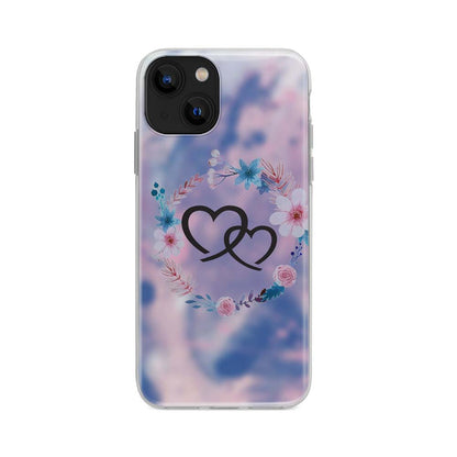 Buy Colourful Heart Soft Silicon Mobile Back Cover Online