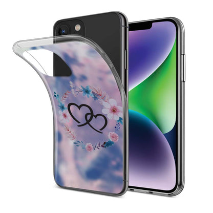 Buy Colourful Heart Soft Silicon Mobile Back Cover Online