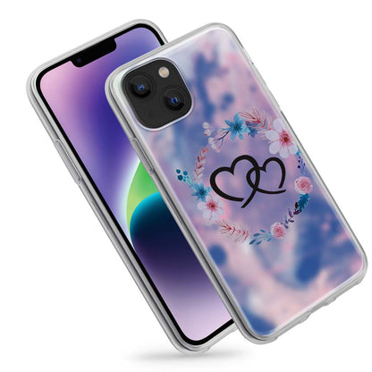 Buy Colourful Heart Soft Silicon Mobile Back Cover Online