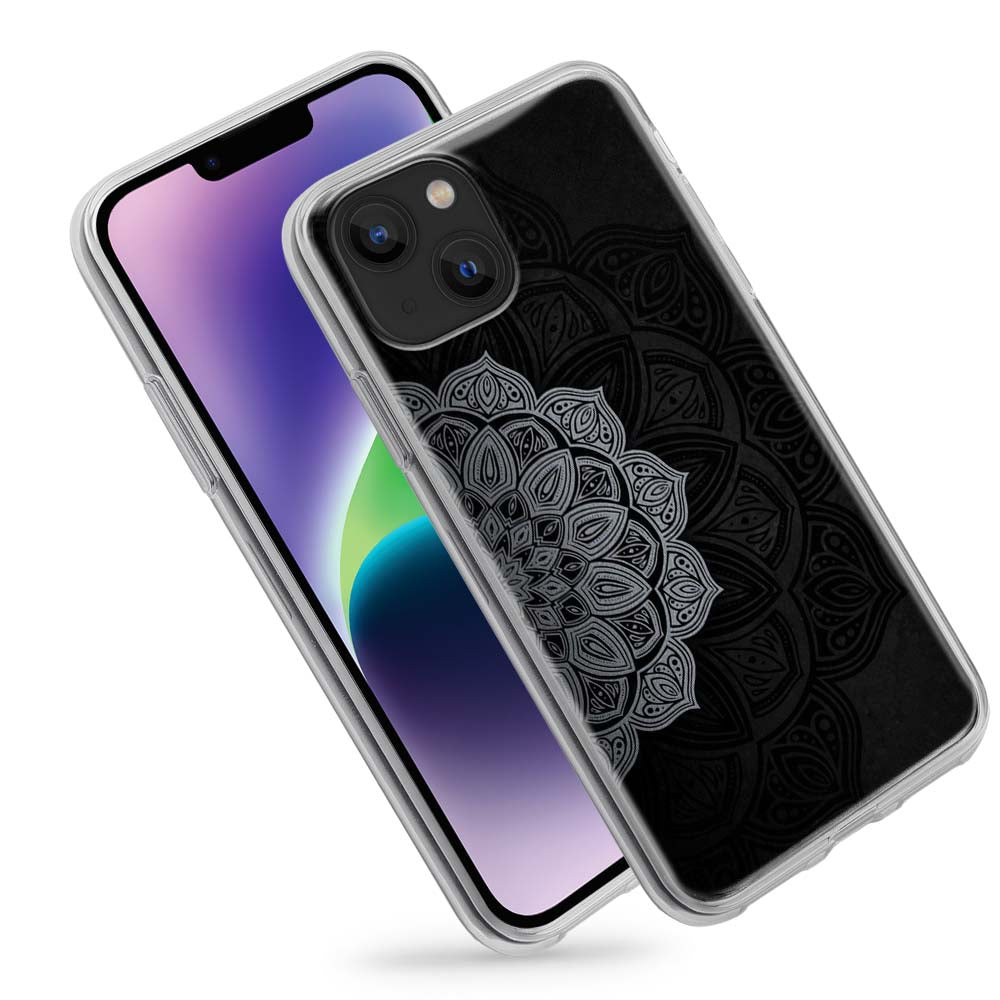 Buy Left Side Mandala Soft Silicon Mobile Back Cover Online