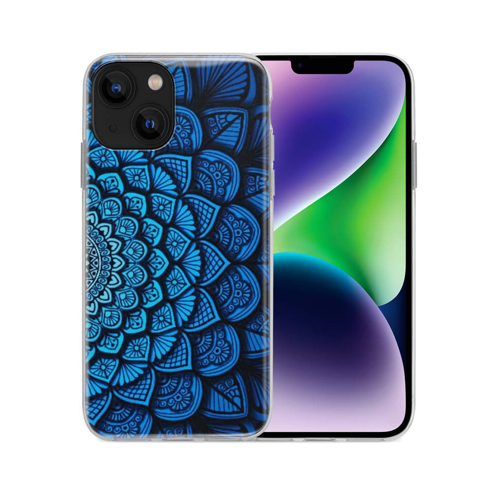 Buy Blue Mandala Soft Silicon Mobile Back Cover Online