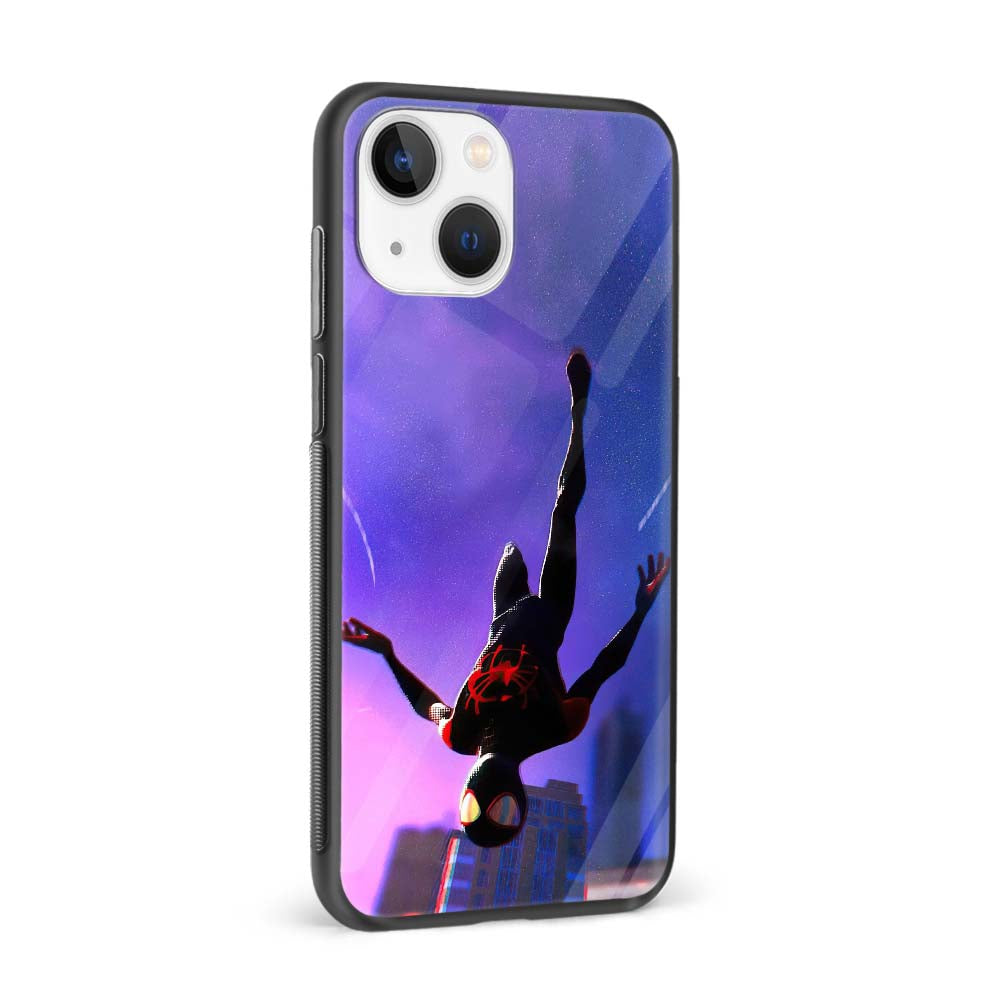 Buy Miles Morales Dive Glass Back Phone Case/Cover Online