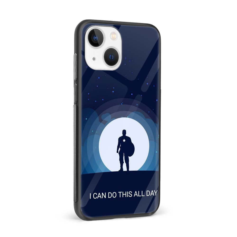 Buy Captain America Glass Back Phone Case/Cover Online