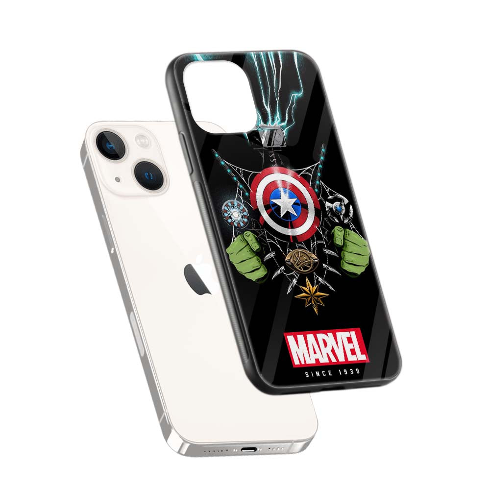 Buy Thunder Shield Glass Back Phone Case/Cover Online