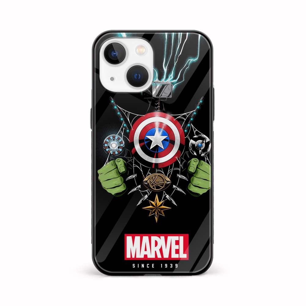 Buy Thunder Shield Glass Back Phone Case/Cover Online