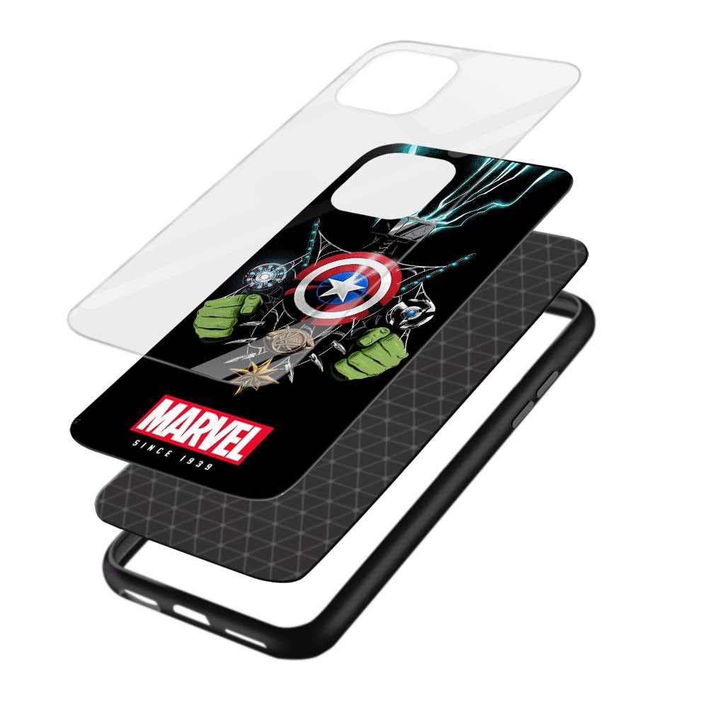 Buy Thunder Shield Glass Back Phone Case/Cover Online