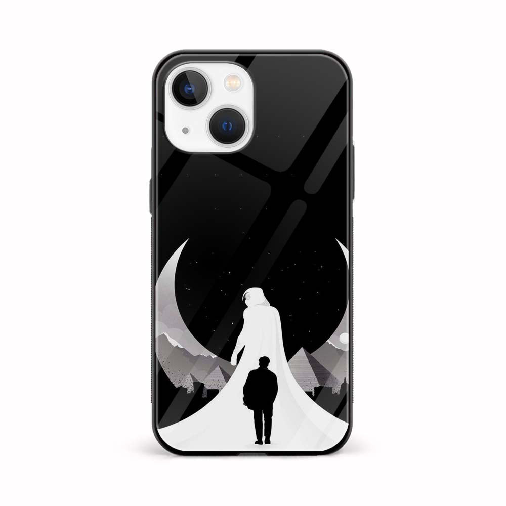 Buy  Moon Knight White Suit Glass Back Phone Case/Cover Online