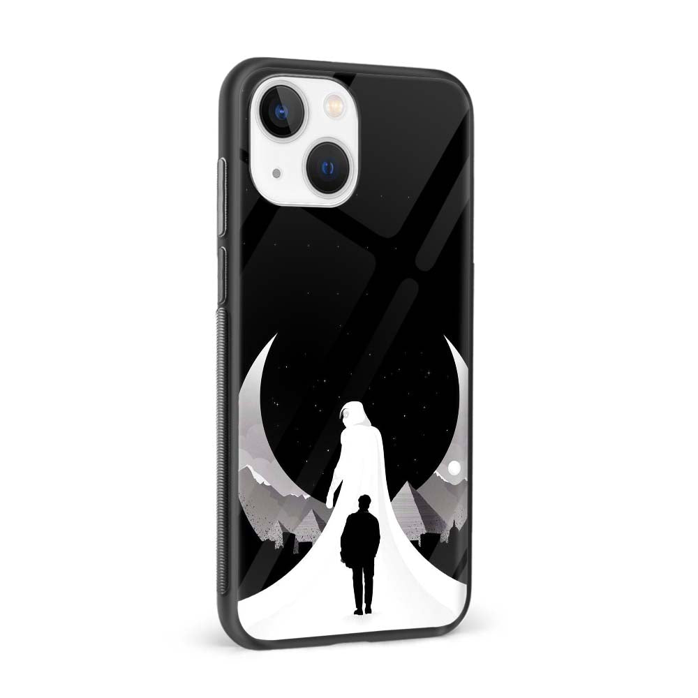 Buy  Moon Knight White Suit Glass Back Phone Case/Cover Online