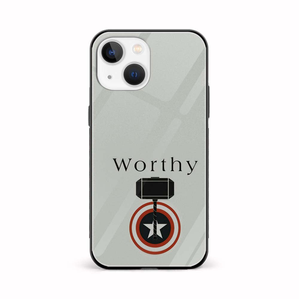 Buy Worthy Captain America Glass Back Phone Case/Cover Online