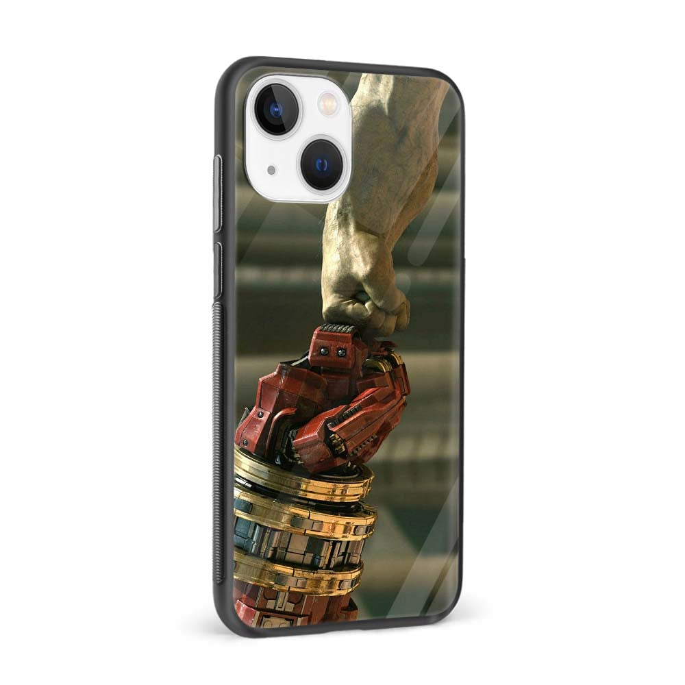 Buy Hulk And Iron Man Glass Back Phone Case/Cover Online