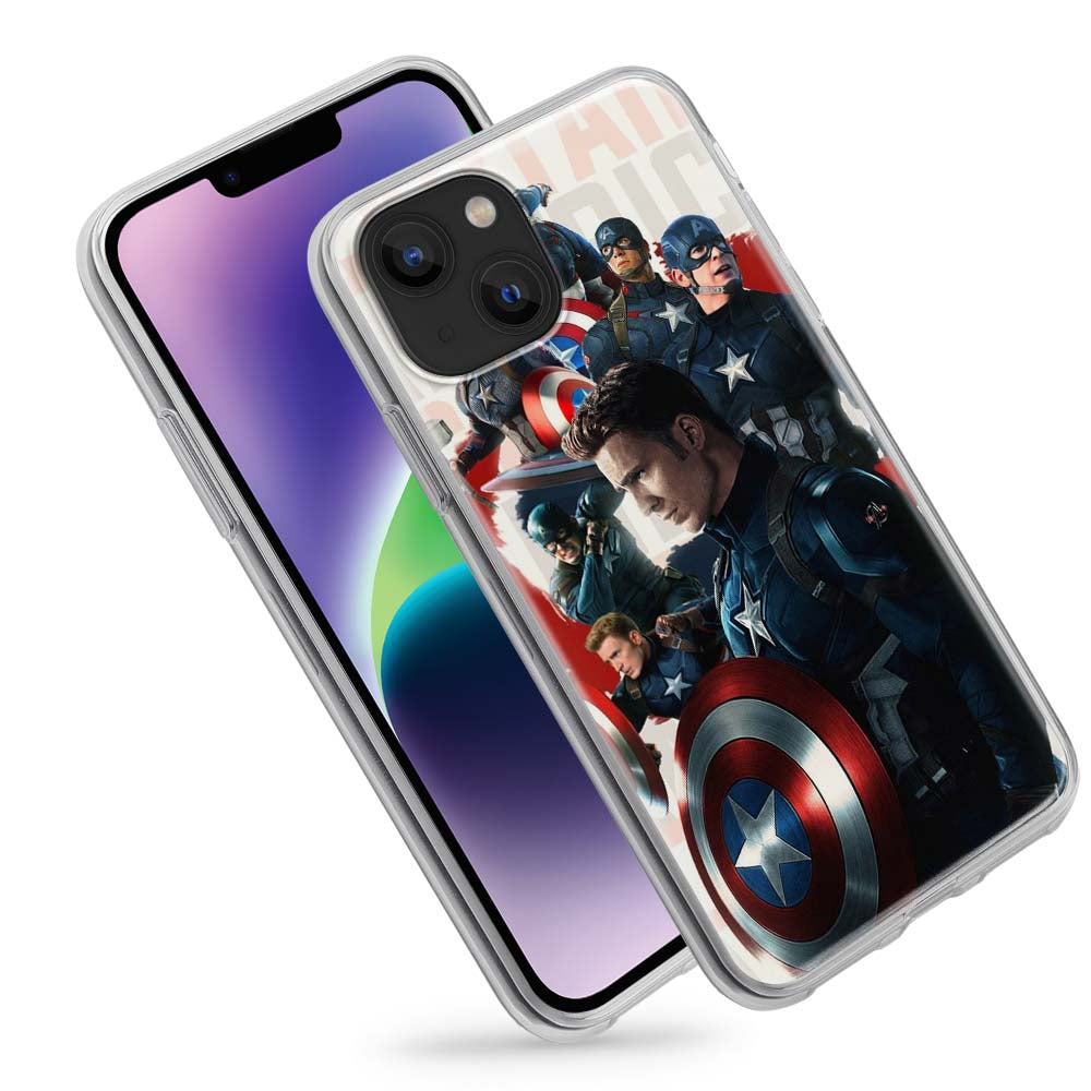 Buy Group Of Captain America Soft Silicon Mobile Back Cover Online