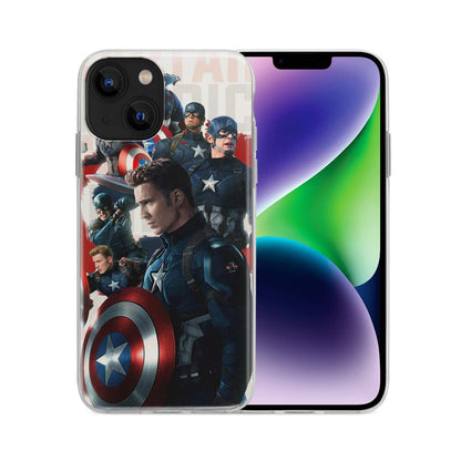 Buy Group Of Captain America Soft Silicon Mobile Back Cover Online