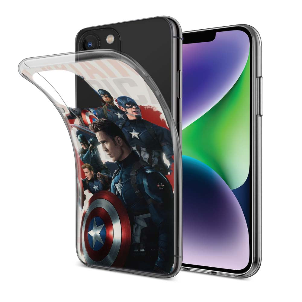 Buy Group Of Captain America Soft Silicon Mobile Back Cover Online