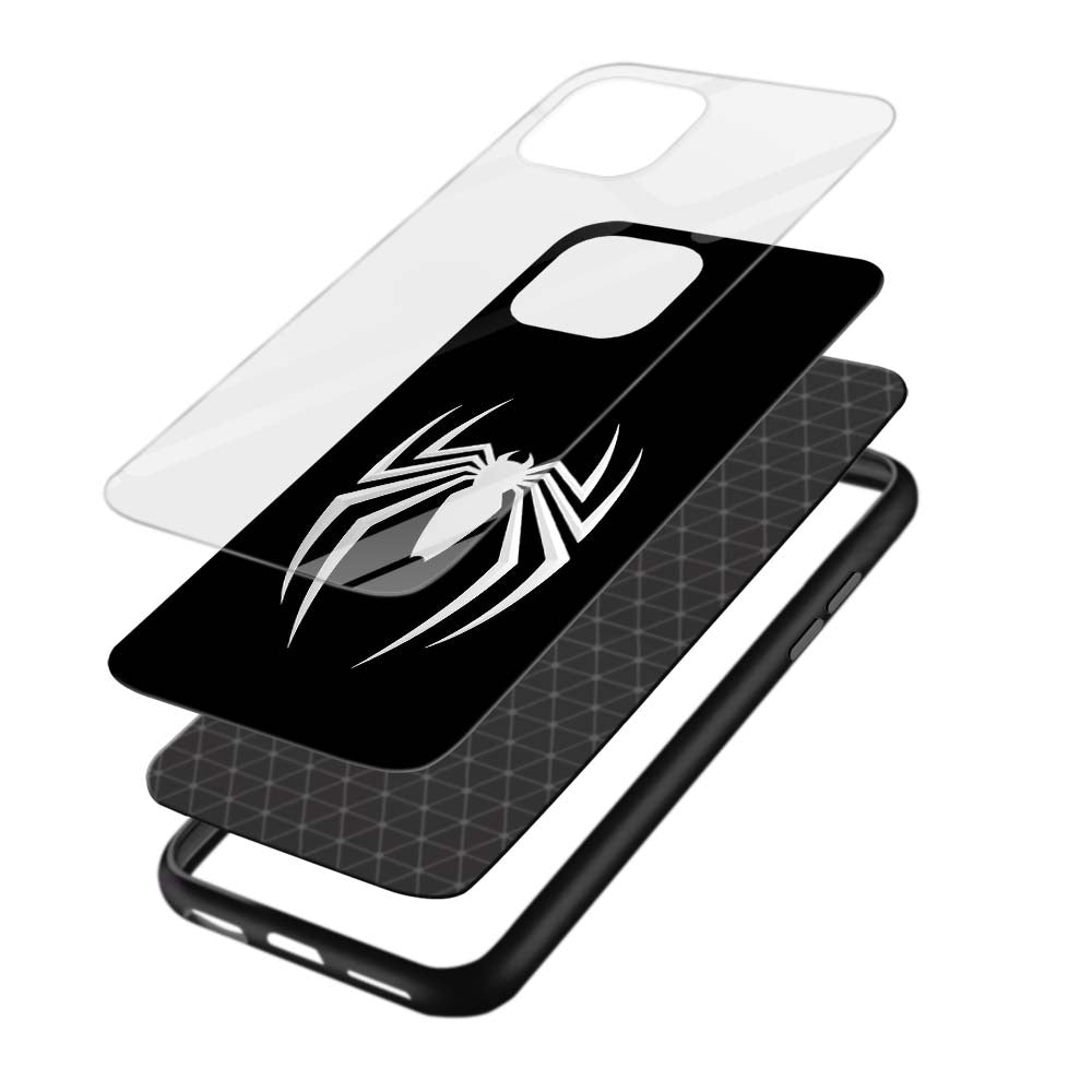 Buy Black Spider Glass Back Phone Case/Cover Online