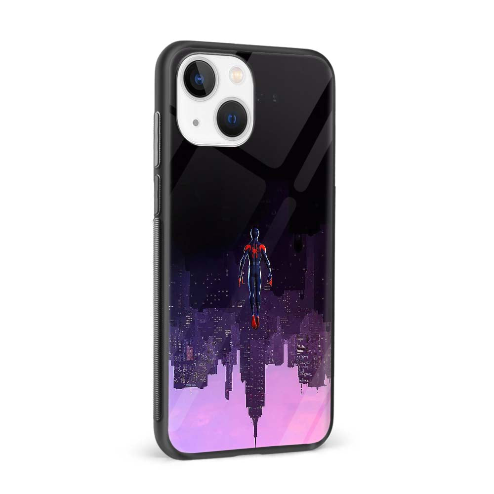 Buy Down Dive Of Spiderman Glass Back Phone Case/Cover Online