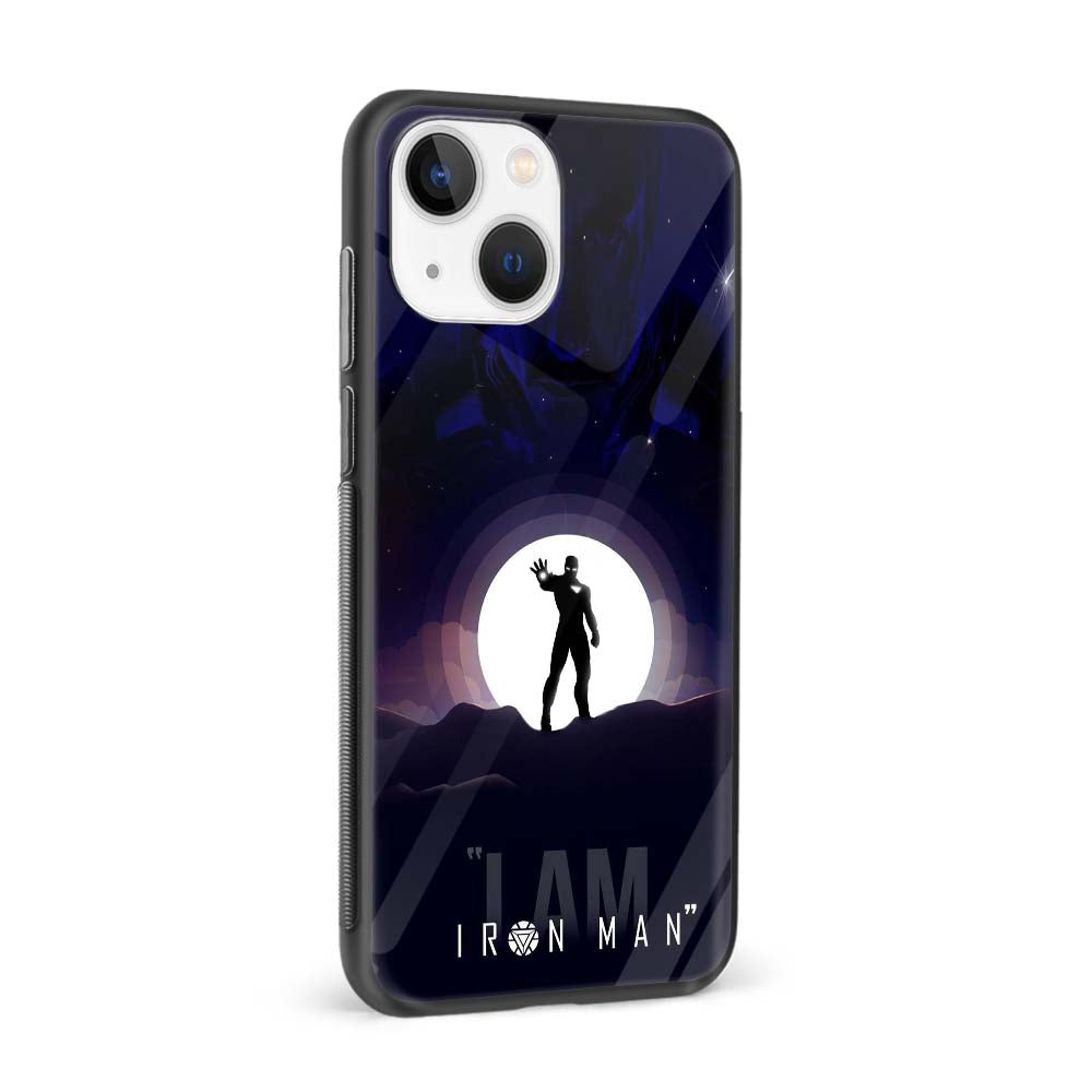 Buy I'M Iron Man Glass Back Phone Case/Cover Online