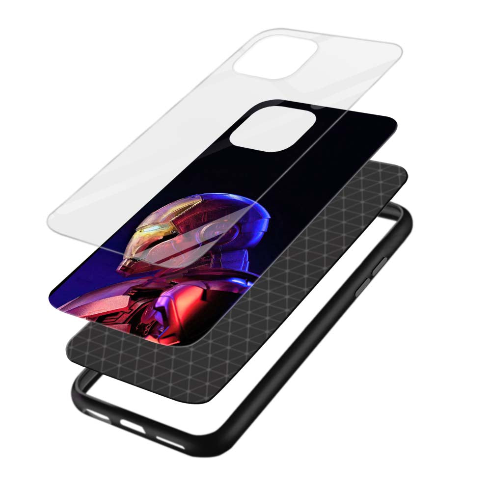 Buy Iron Man Angry Suit Glass Back Phone Case/Cover Online