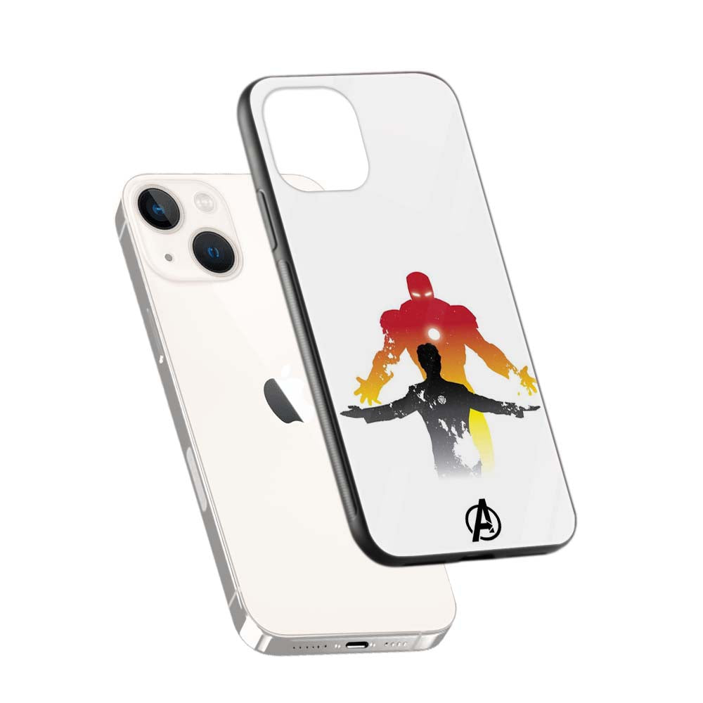 Buy Iron Man Past Glass Back Phone Case/Cover Online