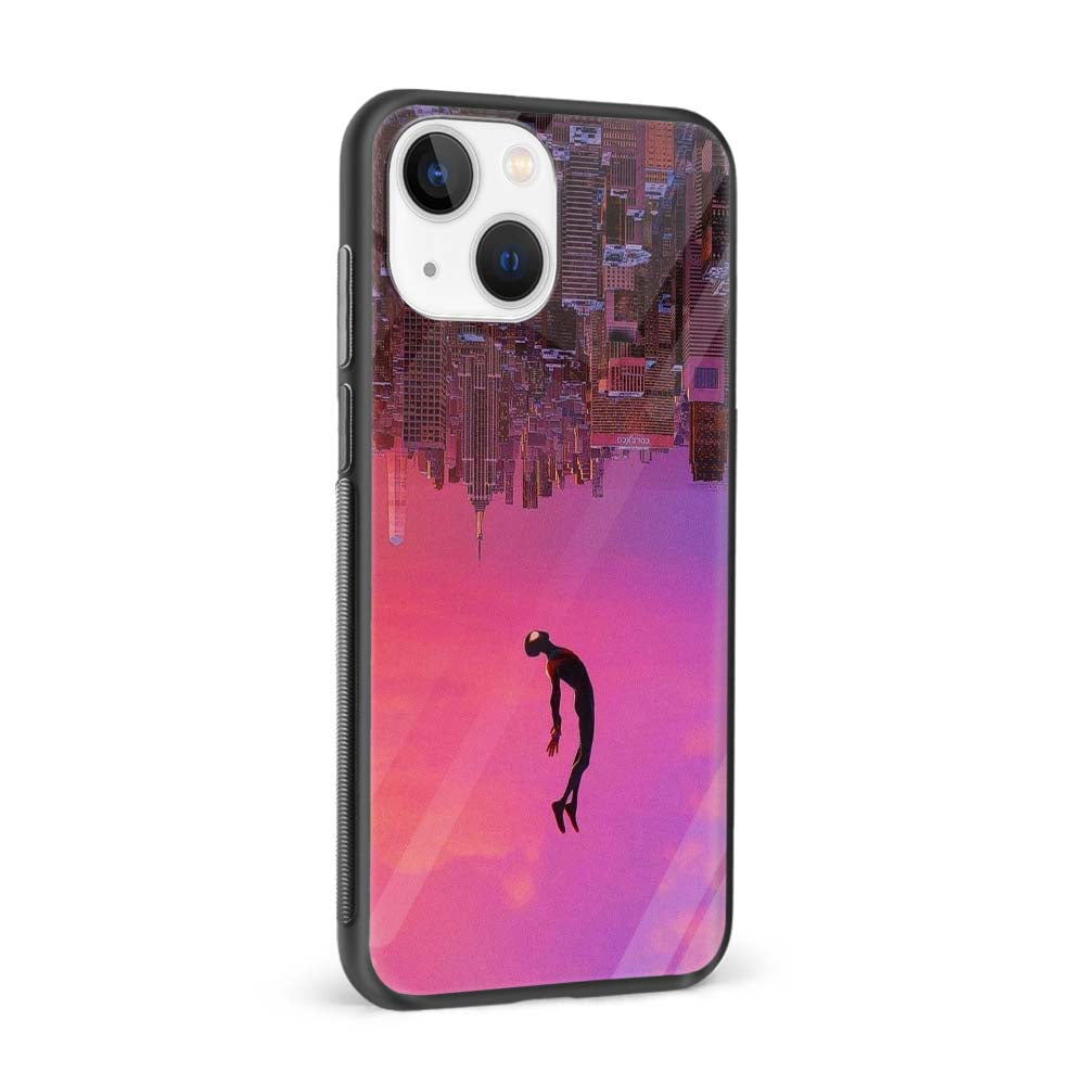 Buy Dive Of Spiderman Glass Back Phone Case/Cover Online