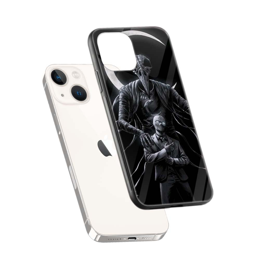 Buy Moon Knight With Moon Beast Glass Back Phone Case/Cover Online