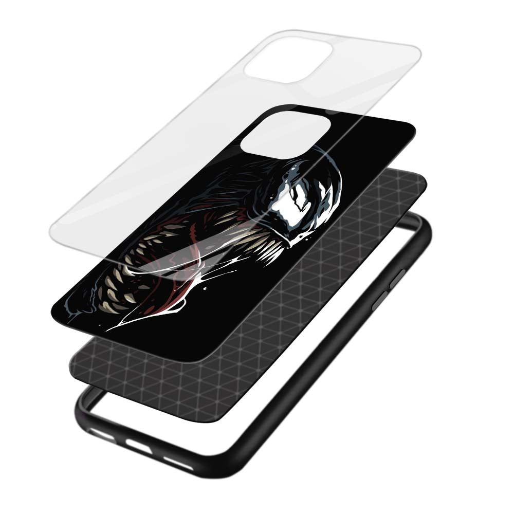 Buy Venom Mouth Glass Back Phone Case/Cover Online