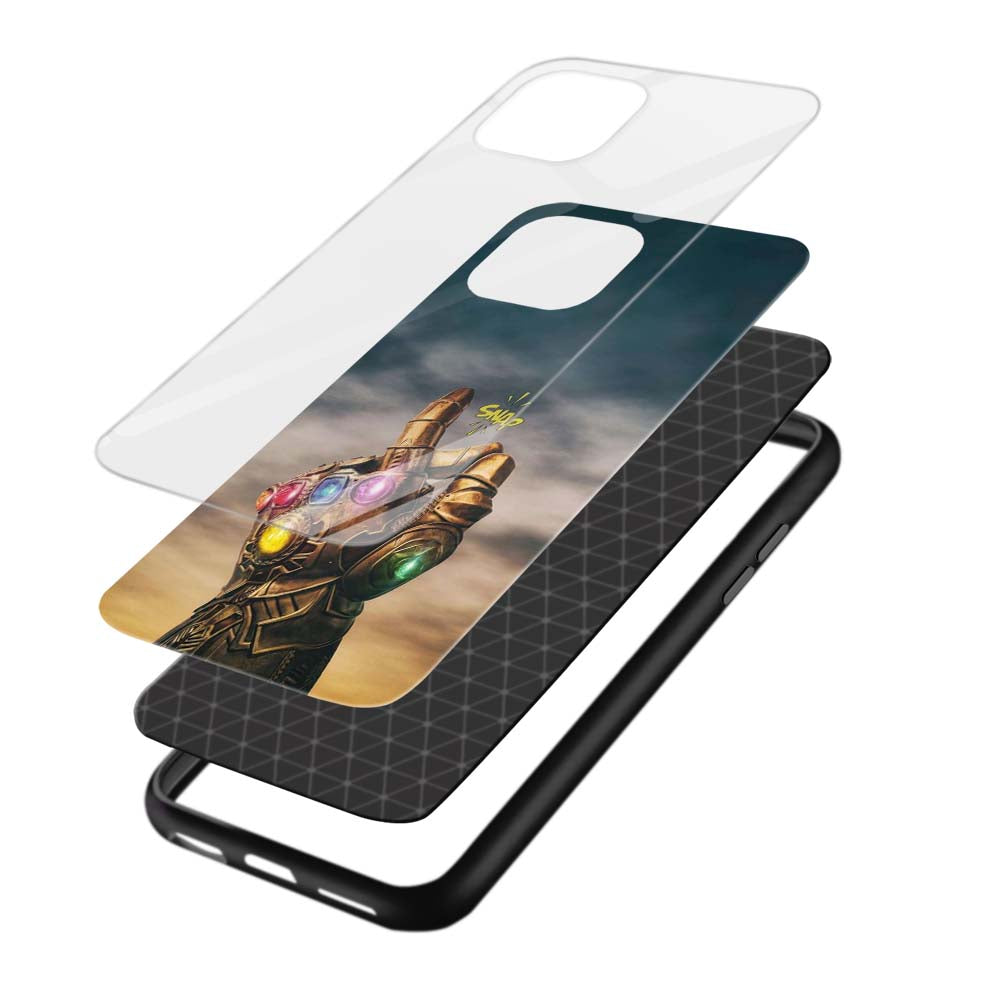 Buy Thanos Snap Glass Back Phone Case/Cover Online