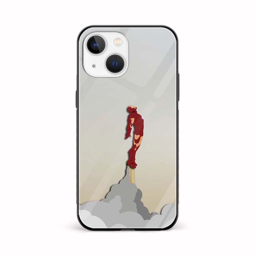 Buy Flying Iron Man Glass Back Phone Case/Cover Online