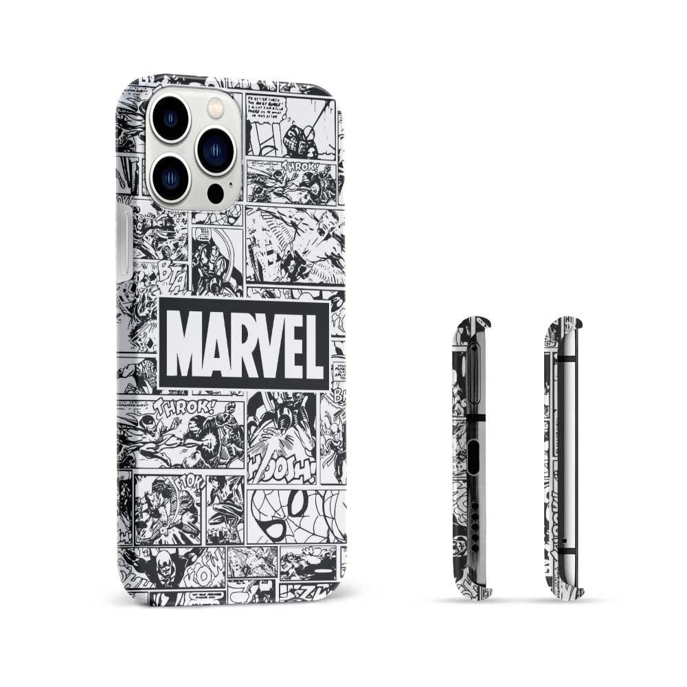 Buy Marvel Picture In White Hard Back Mobile Phone Case Cover Online