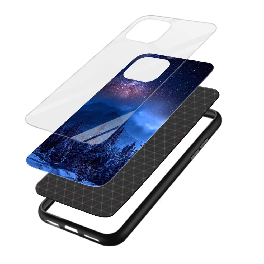 Buy Blue Knight Nature Glass Back Phone Case/Cover Online