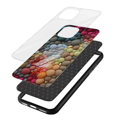 Buy Sea Colourful Stone Glass Back Phone Case/Cover Online