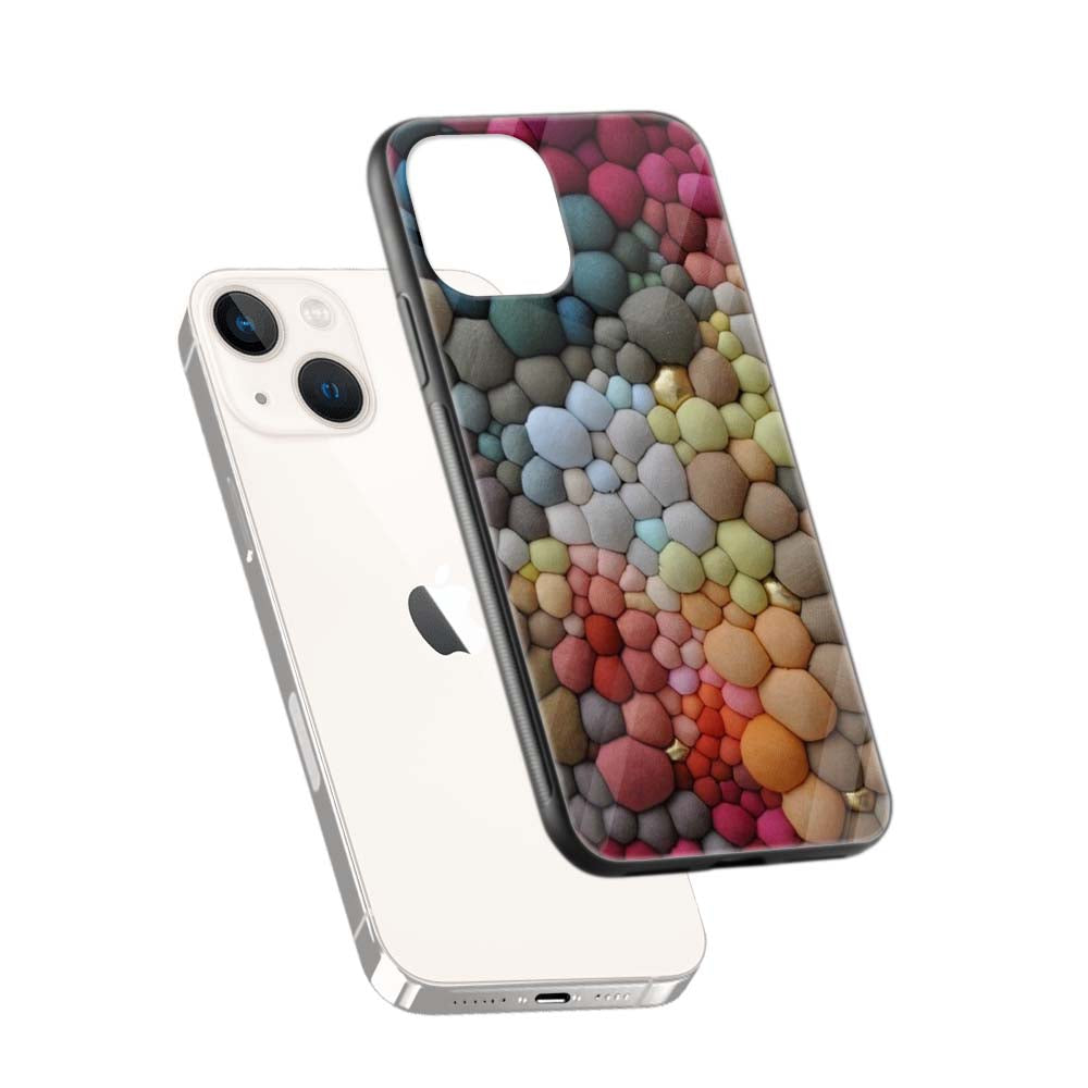 Buy Sea Colourful Stone Glass Back Phone Case/Cover Online