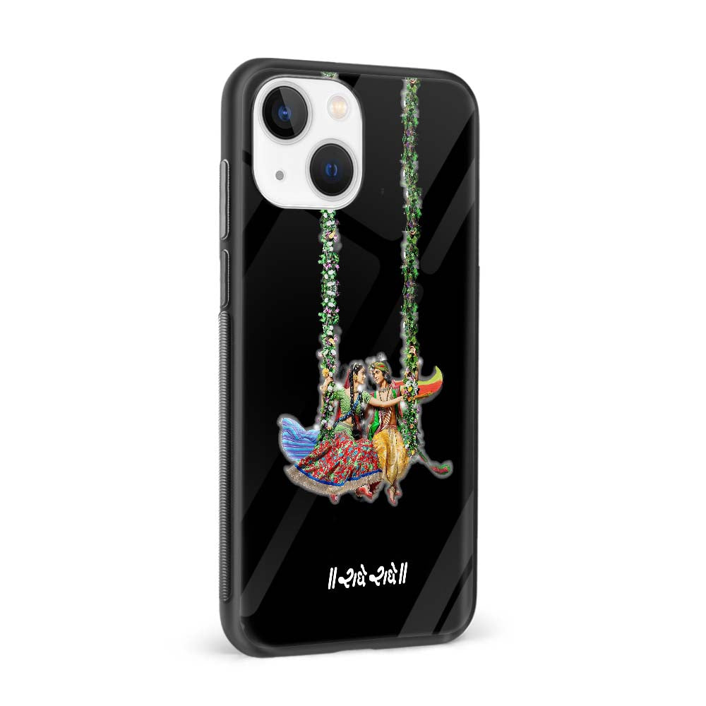 Buy God Radha Krishna Glass Back Phone Case/Cover Online