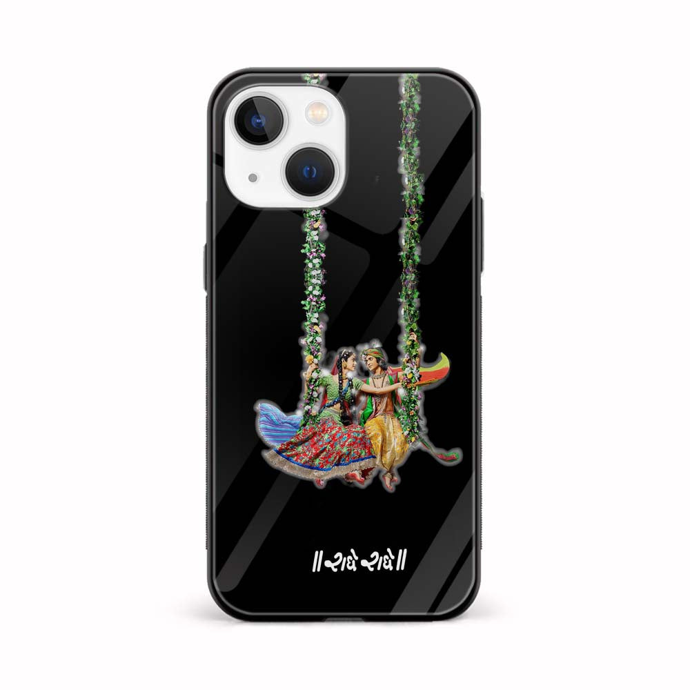 Buy God Radha Krishna Glass Back Phone Case/Cover Online