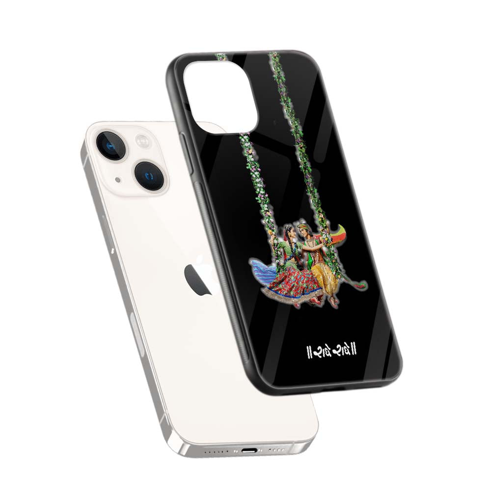 Buy God Radha Krishna Glass Back Phone Case/Cover Online