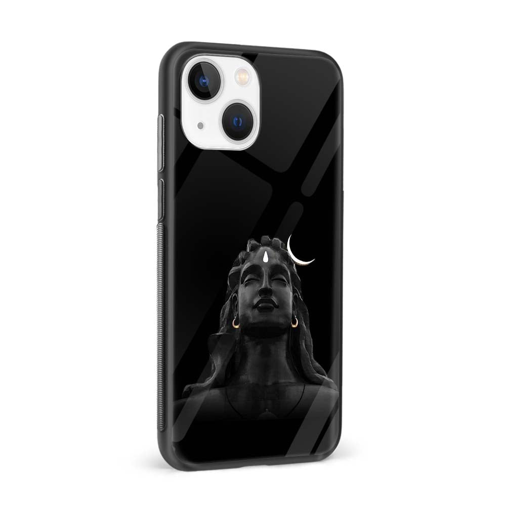 Buy God Shiv Shadow Glass Back Phone Case/Cover Online