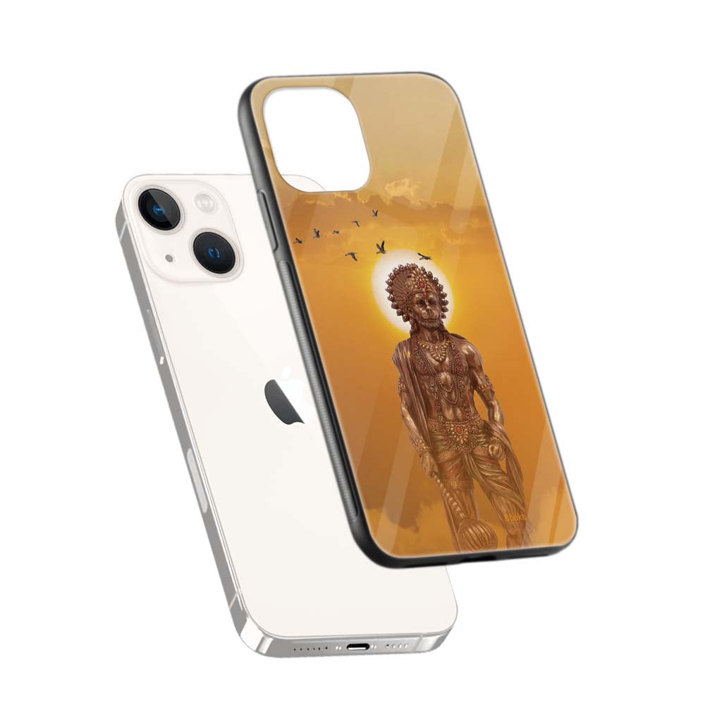 Buy Krishna In The Sky Of Sunrise Glass Back Phone Case/Cover Online