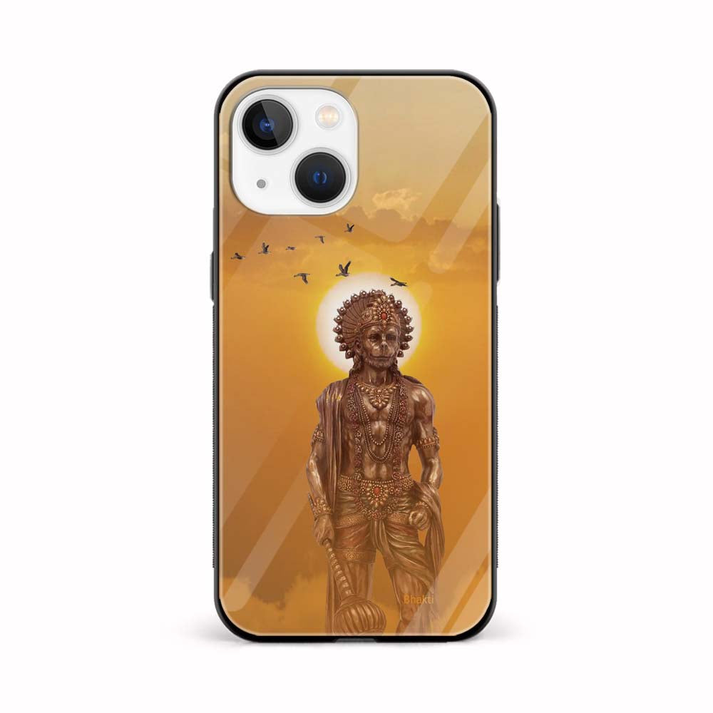 Buy Krishna In The Sky Of Sunrise Glass Back Phone Case/Cover Online