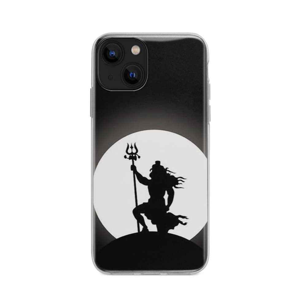 Buy God Shiv On Moon Soft Silicon Mobile Back Cover Online