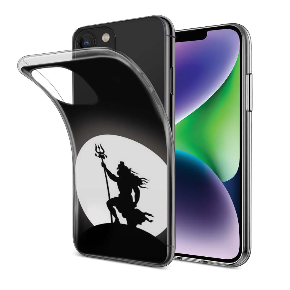 Buy God Shiv On Moon Soft Silicon Mobile Back Cover Online