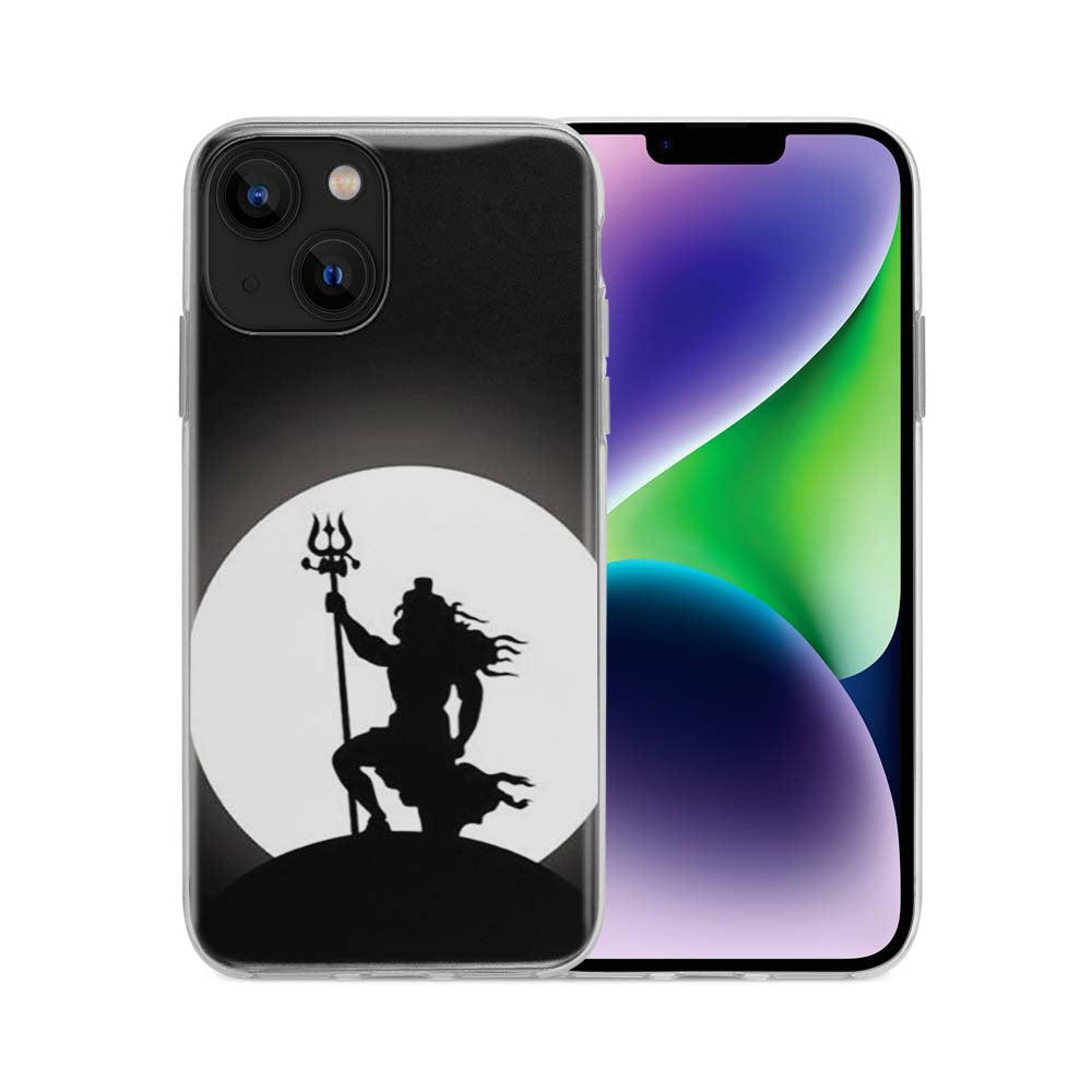 Buy God Shiv On Moon Soft Silicon Mobile Back Cover Online