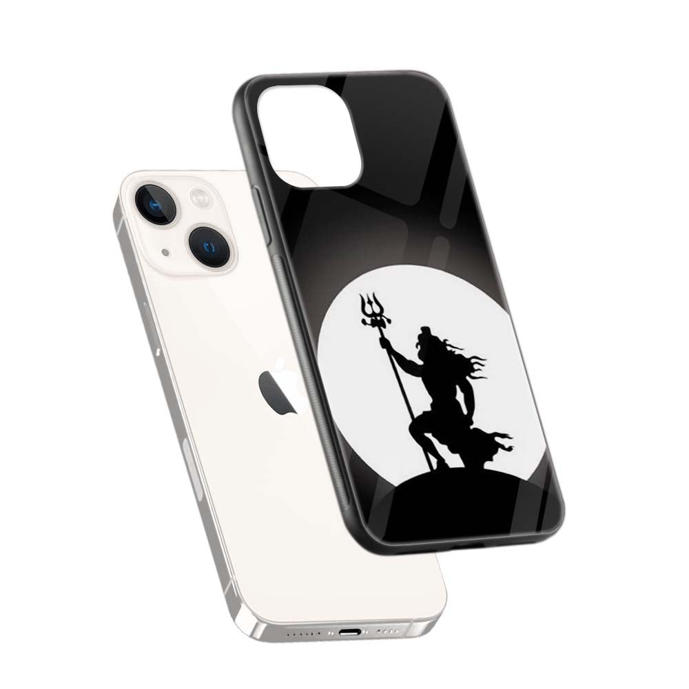 Buy God Shiv On Moon Glass Back Phone Case/Cover Online