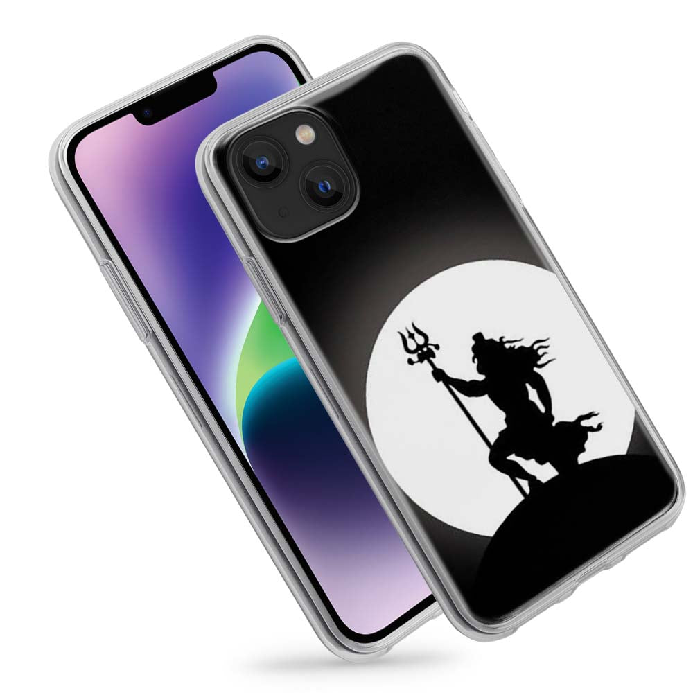 Buy God Shiv On Moon Soft Silicon Mobile Back Cover Online