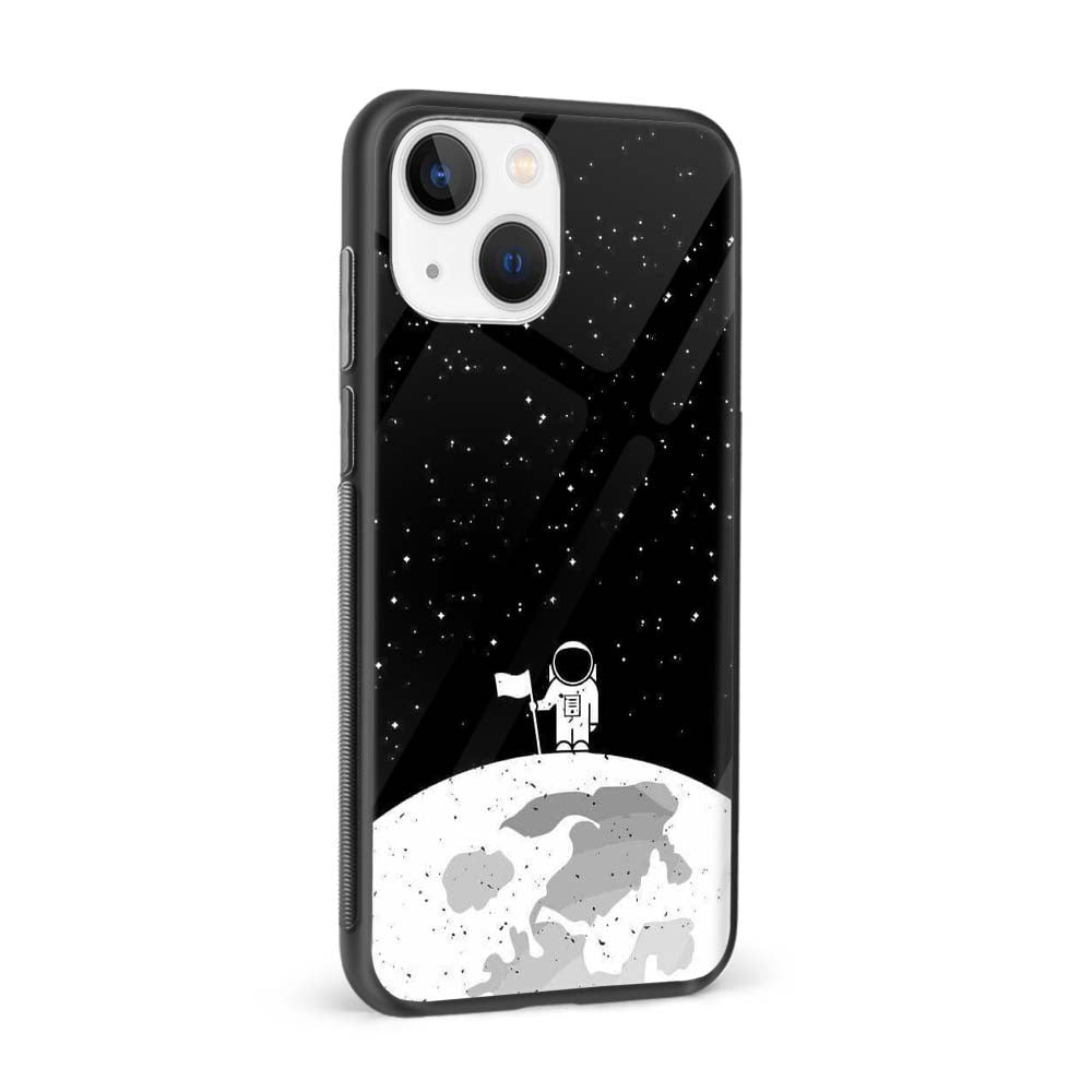 Buy White Moon Glass Back Phone Case/Cover Online