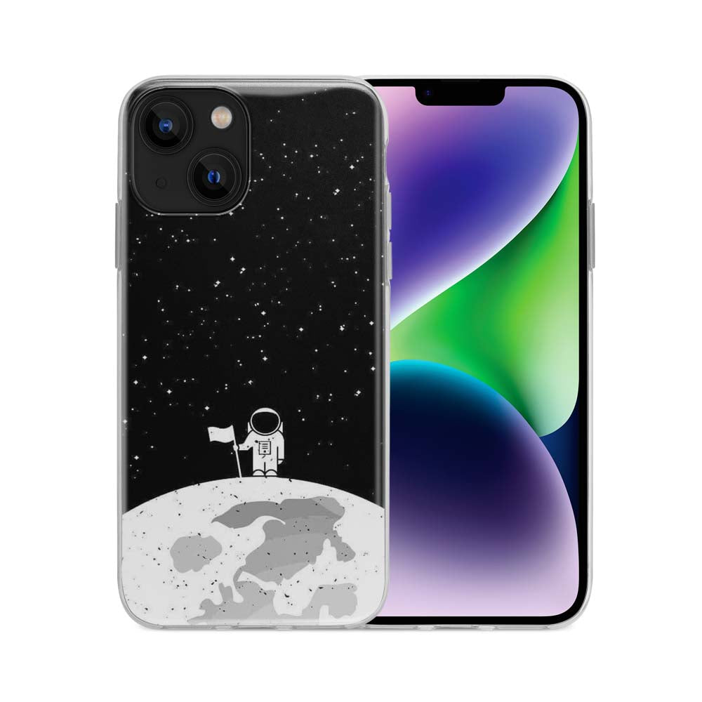 Buy White Moon Soft Silicon Mobile Back Cover Online