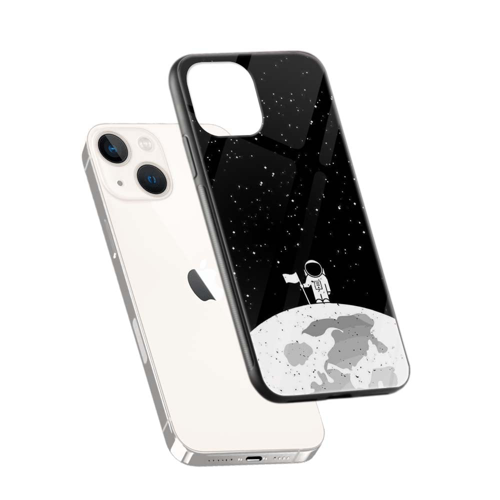 Buy White Moon Glass Back Phone Case/Cover Online