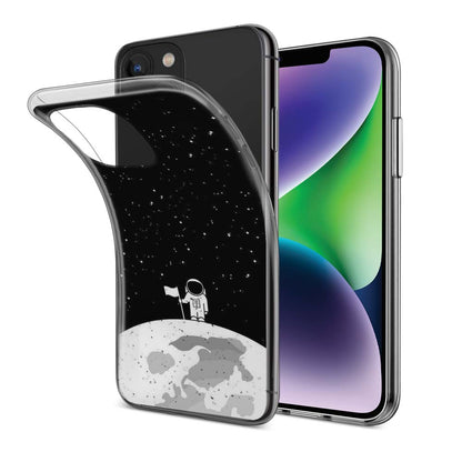 Buy White Moon Soft Silicon Mobile Back Cover Online