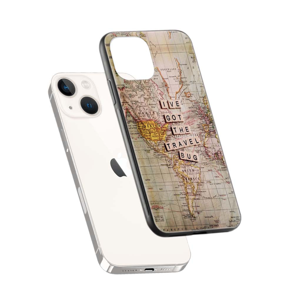 Buy Map Glass Back Phone Case/Cover Online