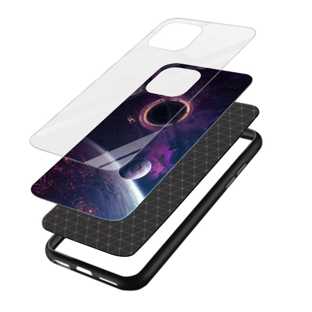 Buy Magic Space Glass Back Phone Case/Cover Online